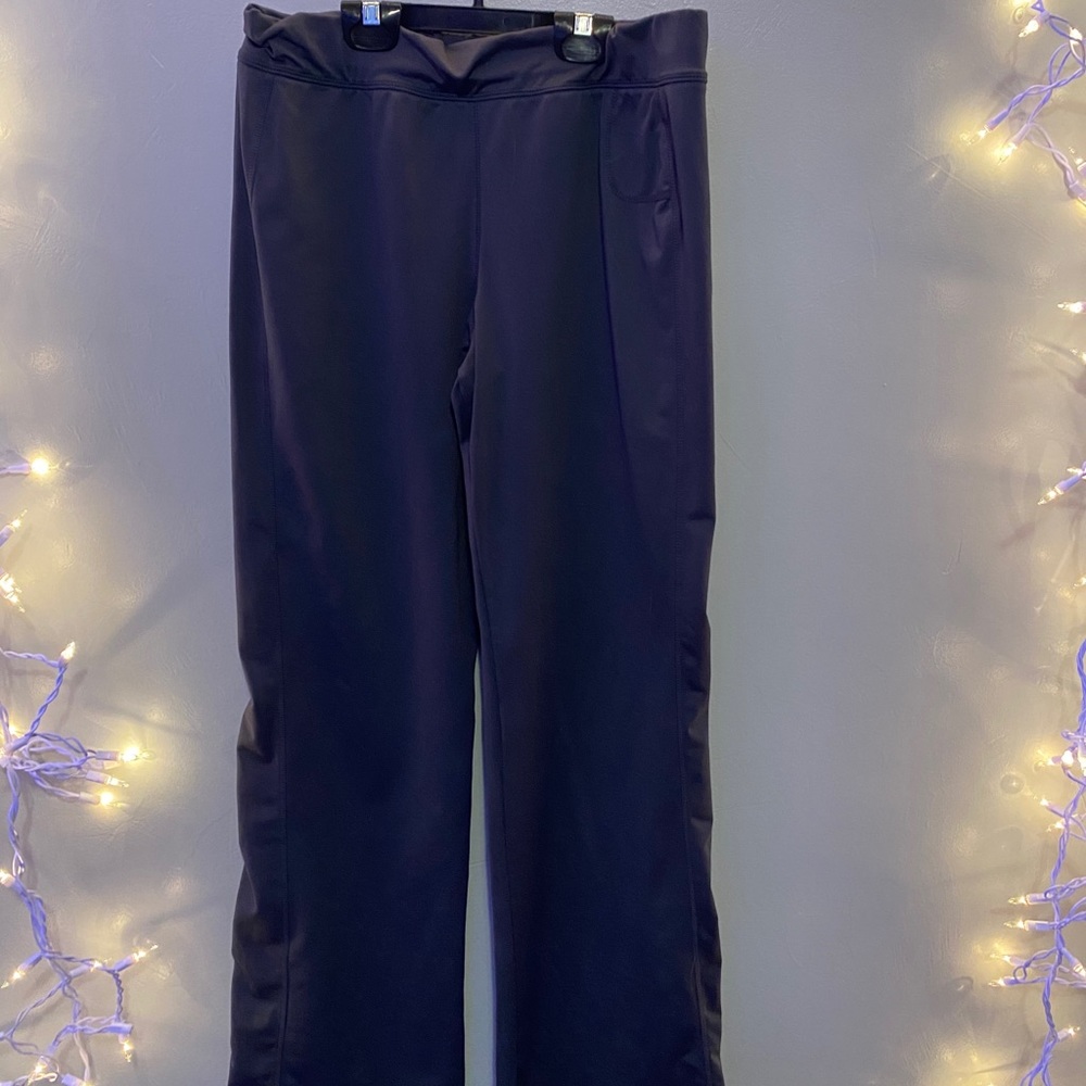 Gray Flared Yoga Pants